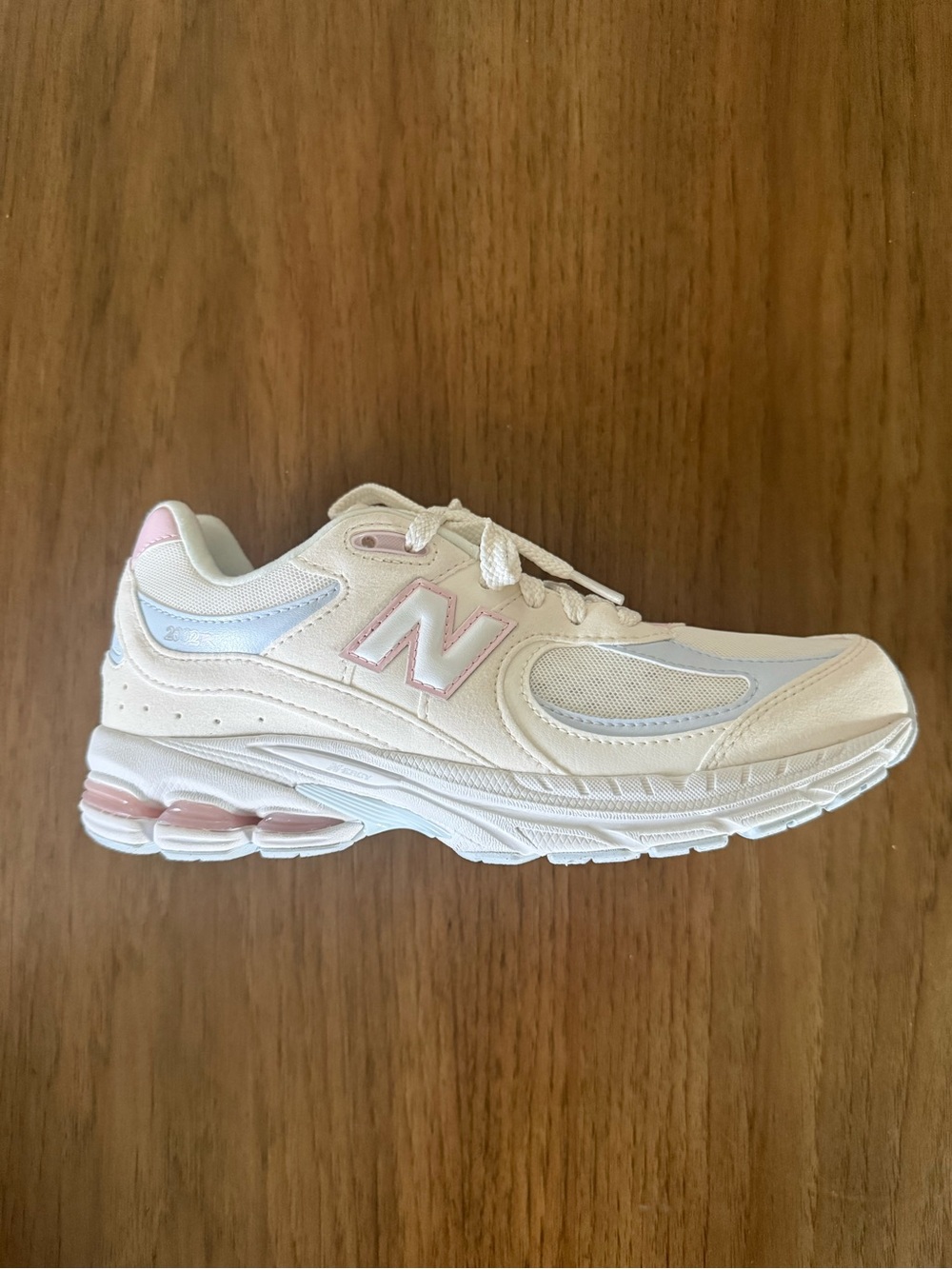 New Balance White and Light Pink Women's Running Sneaker